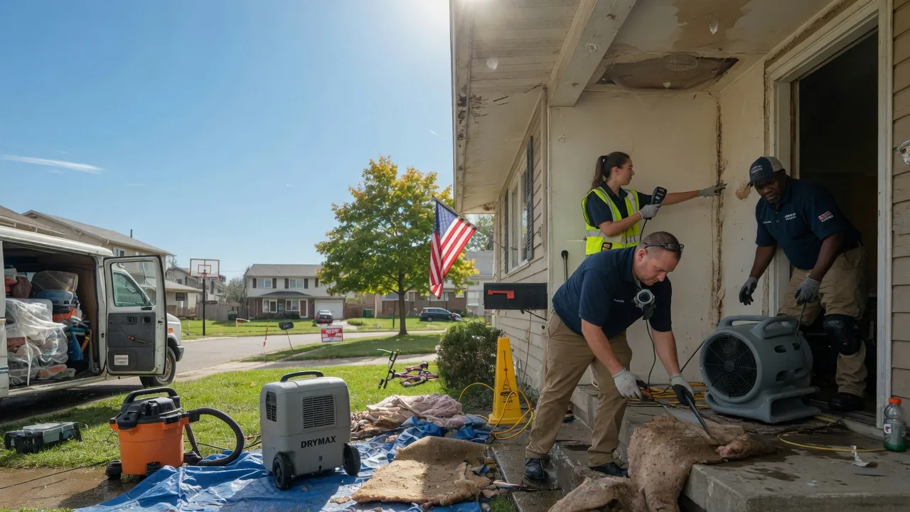 Water Damage Restoration in Stockton, IL near me